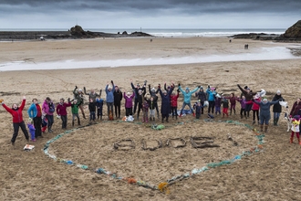 Volunteers celebrate Love Your Beach Day in Bude