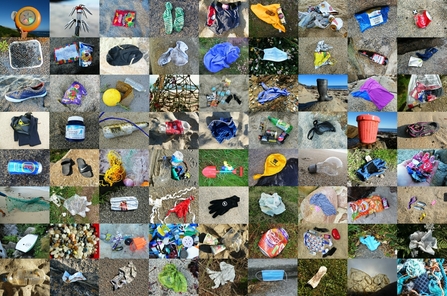 Items found on beach cleans during the summer of 2020