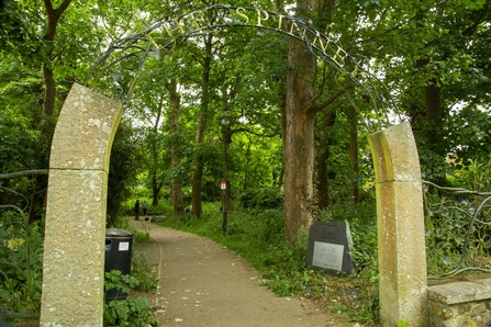 Entrance to The Spinney, Camborne, Cornwall
