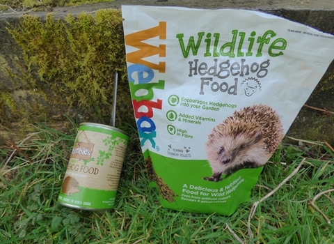 Hedgehog food examples © Rowena Millar