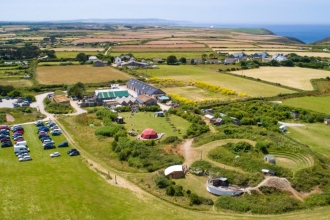 Mount Pleasant Eco Park site drone view