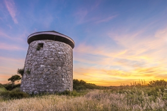 Windmill Tower at Sunset by Ben Watkins