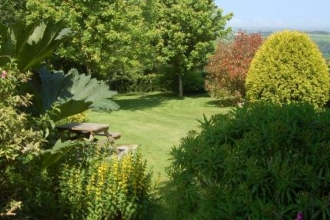 Beautiful garden created in Cornish quarry
