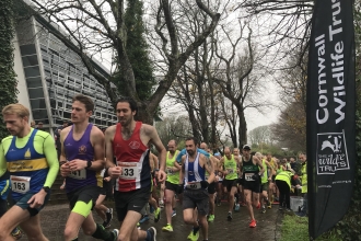 Runners start race