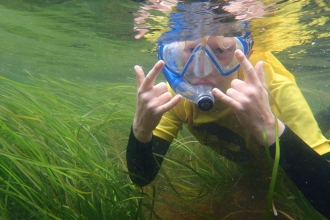 Enjoying a Radical Rockpool in Looe - Photo by Nat Gibb