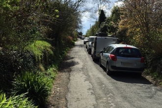 Parking problem at Kennall Vale