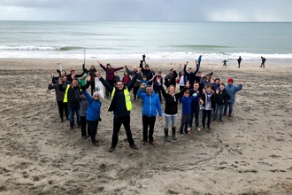 Three Bays Wildlife Group's Love Your Beach Day 2020 Beach Clean