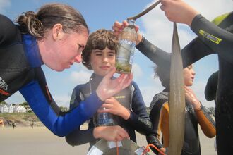  MCA volunteer Coral sharing plankton knowledge