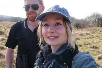 Emily Hardisty and mid-Cornwall Reserves Manager Andy Collins explore Helman Tor Nature Reserve