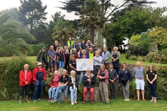 Cornwall Wildlife Trust's Open Gardens volunteers at Trenarth
