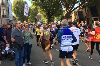 Rory running the London Marathon