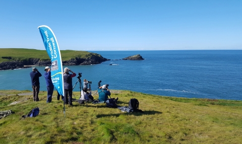 Public Seaquest sea watch at West Pentire near Crantock, photo by Katie Bellman