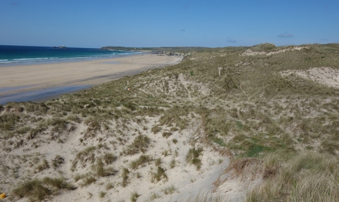 The Towans from Upton towards Godrevy - Andy Nelson