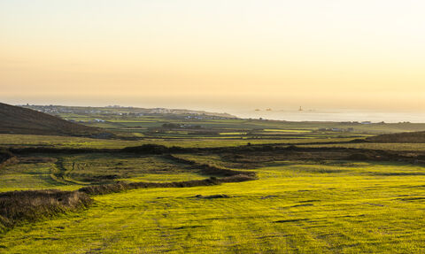 Sunset at Bartinney nature reserve