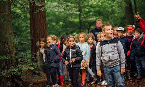 Wild PE lesson with Sheffield and Rotherham Wildlife Trust (Helena Dolby)