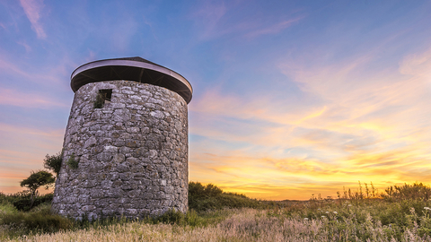 Windmill Tower at Sunset by Ben Watkins