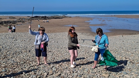 beach cleaners