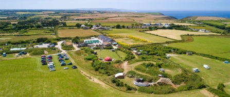 Mount Pleasant Eco Park site drone view