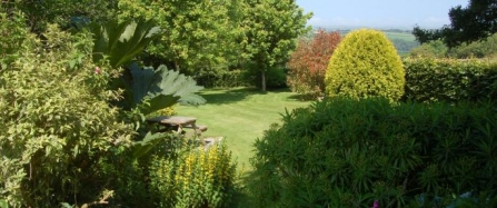 Beautiful garden created in Cornish quarry