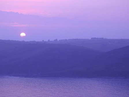 Sunset view from Looe Island - Claire Lewis