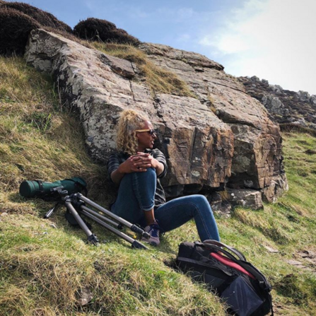 Gillian on the North Cornish coast