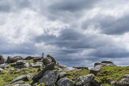 A dramatic shot of Helman Tor, one of Cornwall's County Geology Sites