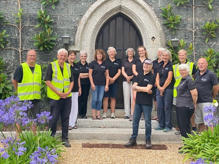 Cornwall Wildlife Trust Open Gardens volunteers at Bochym Manor