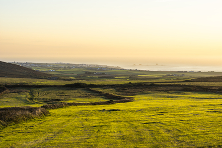 Sunset at Bartinney nature reserve