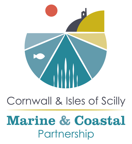 A logo for Marine and Coastal Partnership for Cornwall and Isles of Scilly