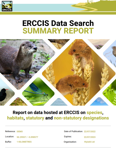 Sample ERCCIS search