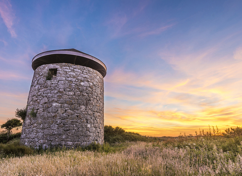 Windmill Tower at Sunset by Ben Watkins