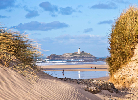 The Dunes looking out towards Godrevy Island