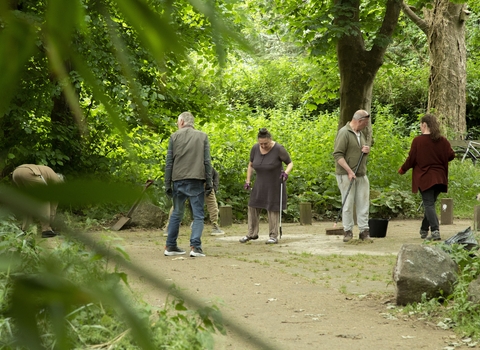 The Spinney Action Group at work